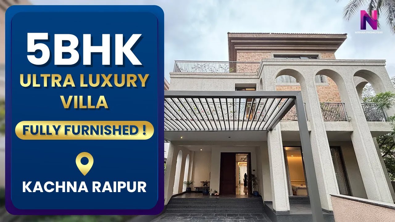🔥 Inside Raipur’s VVIP Township | 5BHK Luxury Villa Tour | Ultra Modern Interiors | 7.5 Cr Property