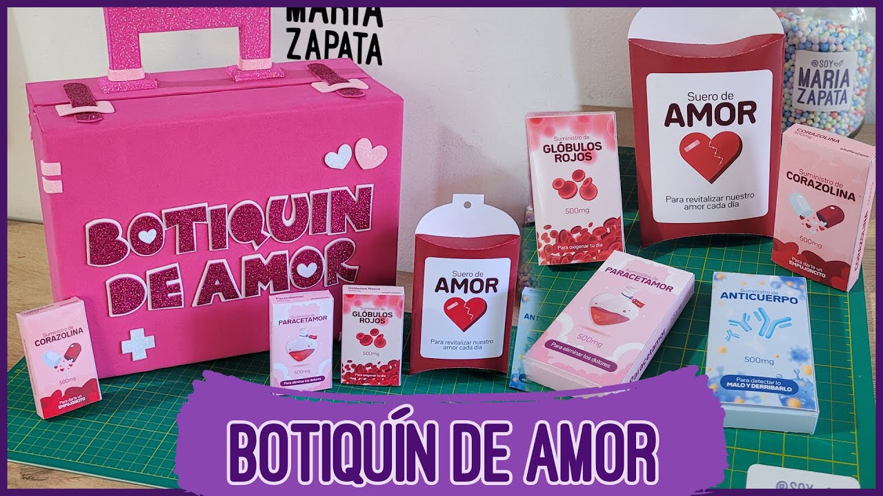 Botiquín de amor - botiquín primeros auxilios DIY - regalo con poco presupuesto ♥ Soy Maria Zapata