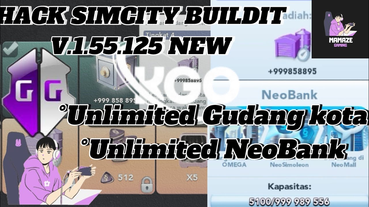 HACK SIMCITY BUILDIT V.1.55.125 CARA HACK GUDANG KOTA DAN NEOBANK SIMCITY BUILDIT  || GAME GUARDIAN