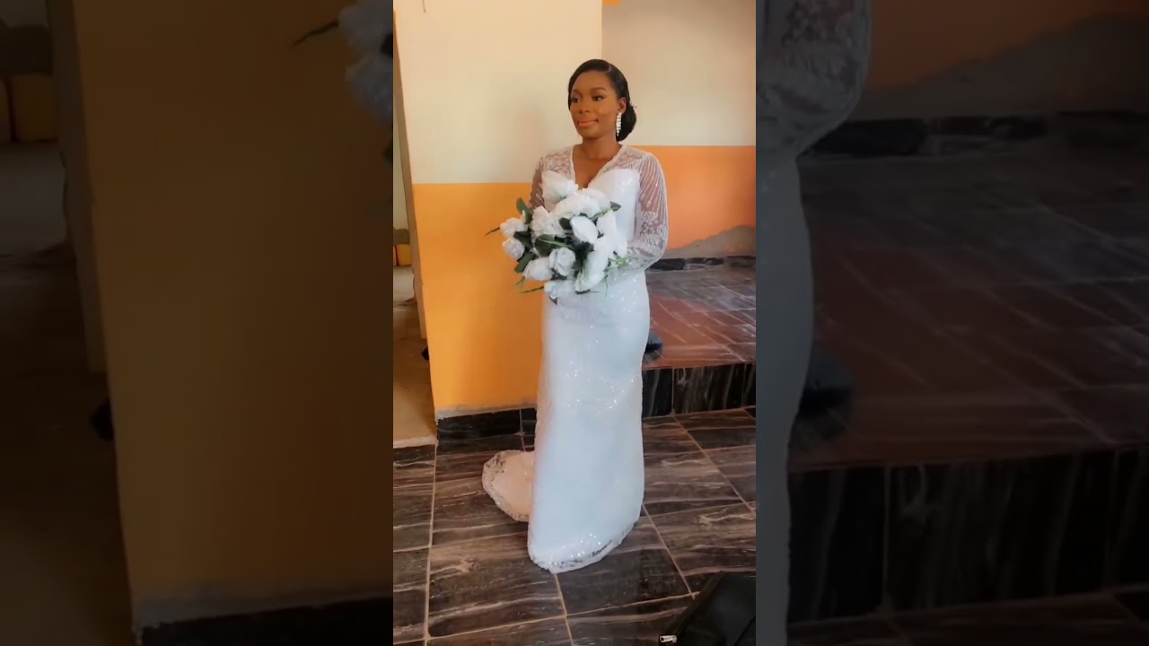 DIY wedding dress sneak pip 