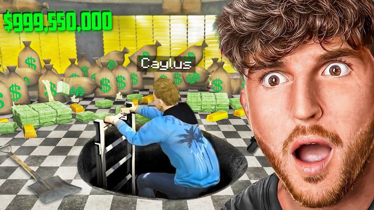 Robbing A MEGA Bank In GTA 5..