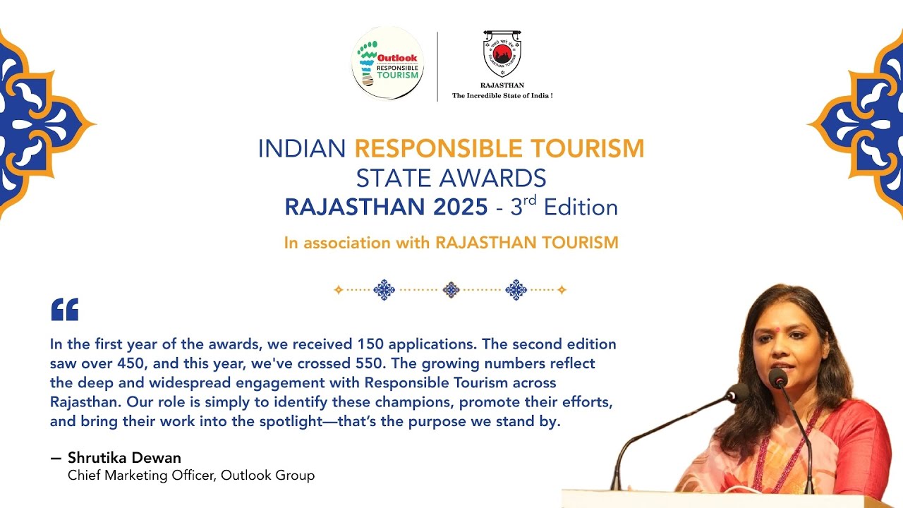 IRTSA Rajasthan 2025 | Address by Shrutika Dewan, Chief Marketing Officer, Outlook Group
