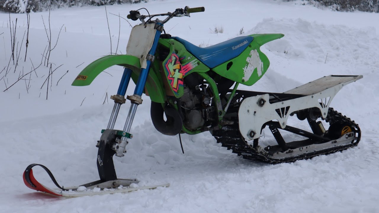 Toimii! | Rakennetaan Snowbike Osa 4