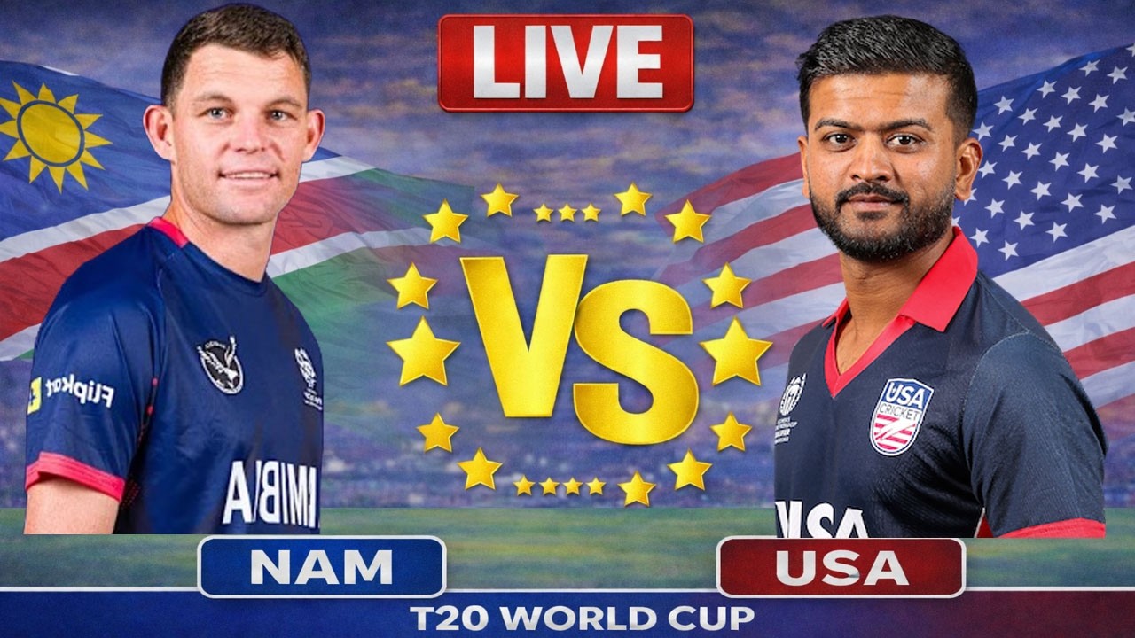🔴 Live USA Vs NAM 26th T20 WC Match | Live Cricket Today | USA vs NAM live 1st innings last 3 Over
