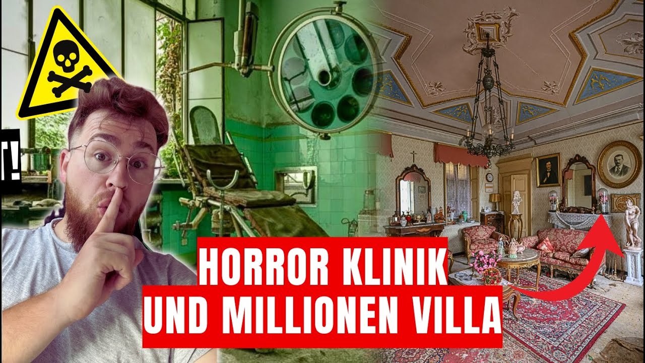 LOSTPLACE // VOLL EINGERICHTETE VERLASSENE MILLIONENVILLA und PSYCHIATRISCHE HORROR KLINIK gefunden😱