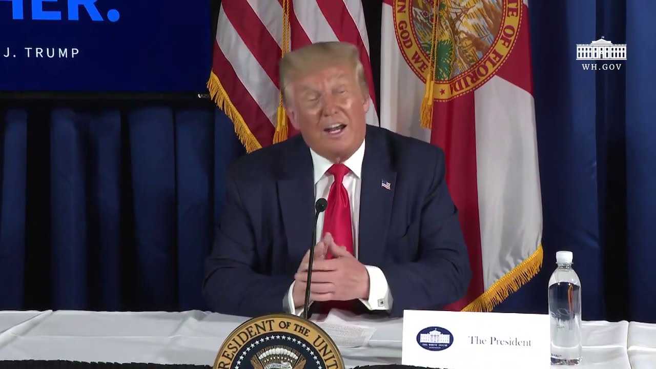 President Trump Participates in a COVID-19 Response and Storm Preparedness Roundtable