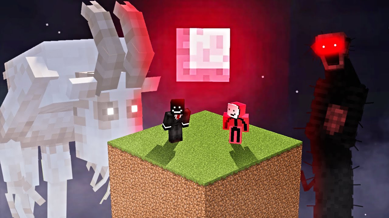 Pokonaliśmy Najstraszniejsze Minecraft Mody Na JEDNYM CHUNKU