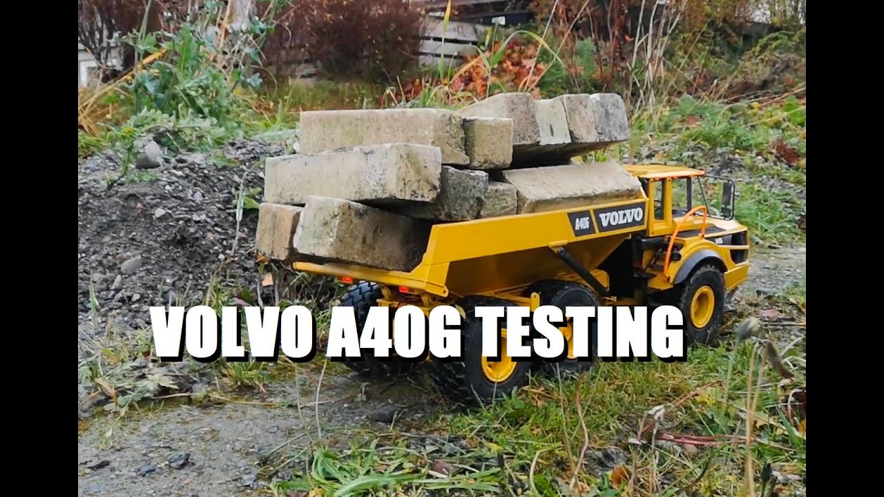 1/14 Volvo A40G Buildseries - PART 4 TESTING