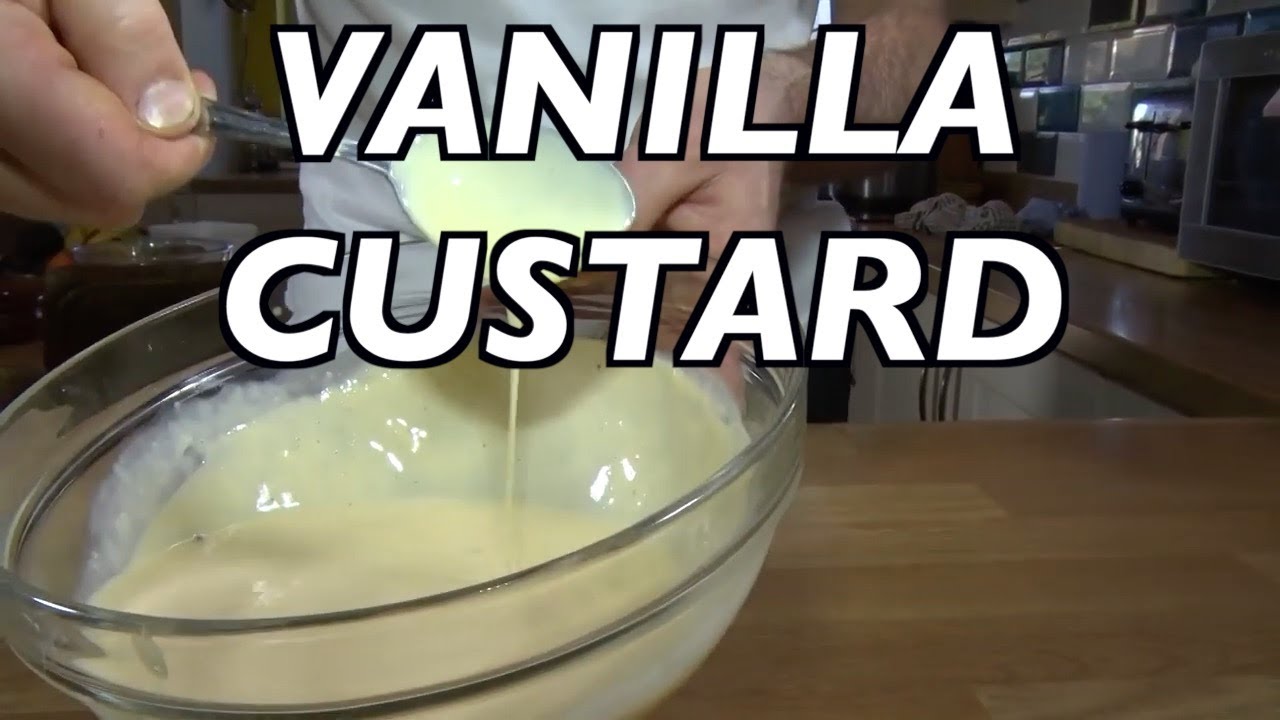 Vanilla Custard delicious and very easy to make with French Chef Julien,