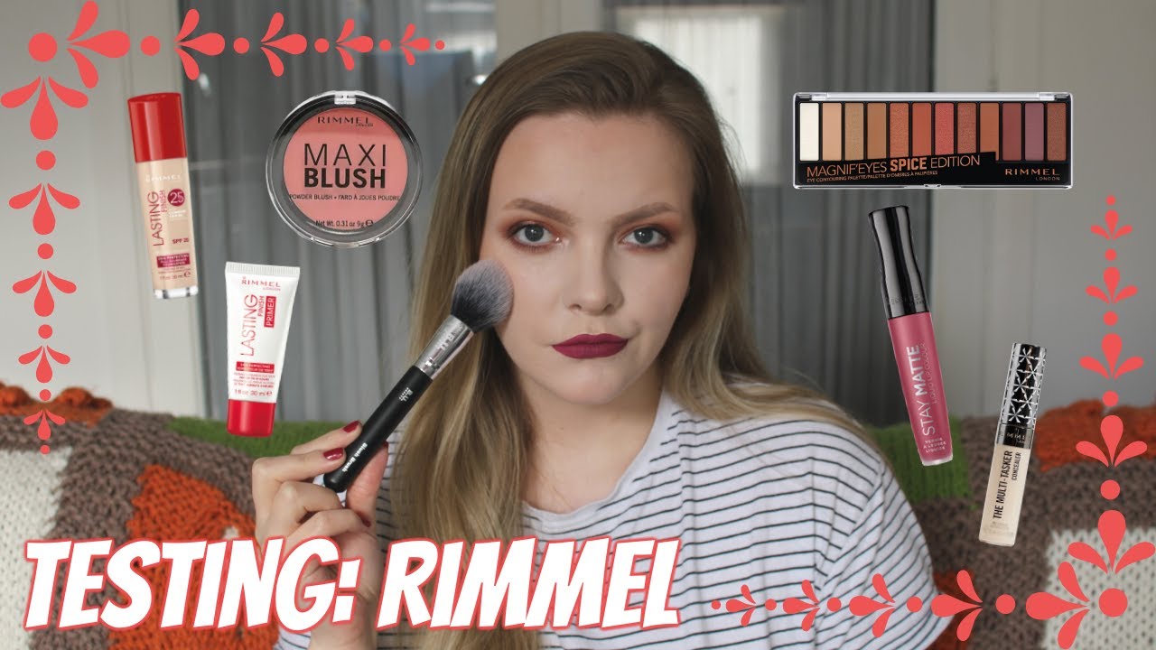 FULL FACE TESTING: RIMMEL AND B.U.BEAUTY | DRUGSTORE MAKEUP | Effys Place