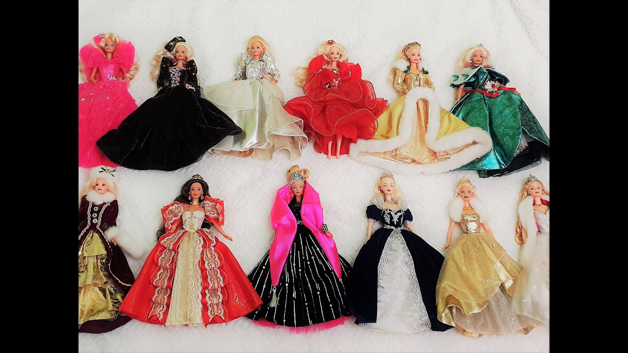 ✨💖🎄TODAS las muñecas Vintage 90s Holiday Barbie. Overview Detallada de mi Decada Favorita! ✨💖🎄