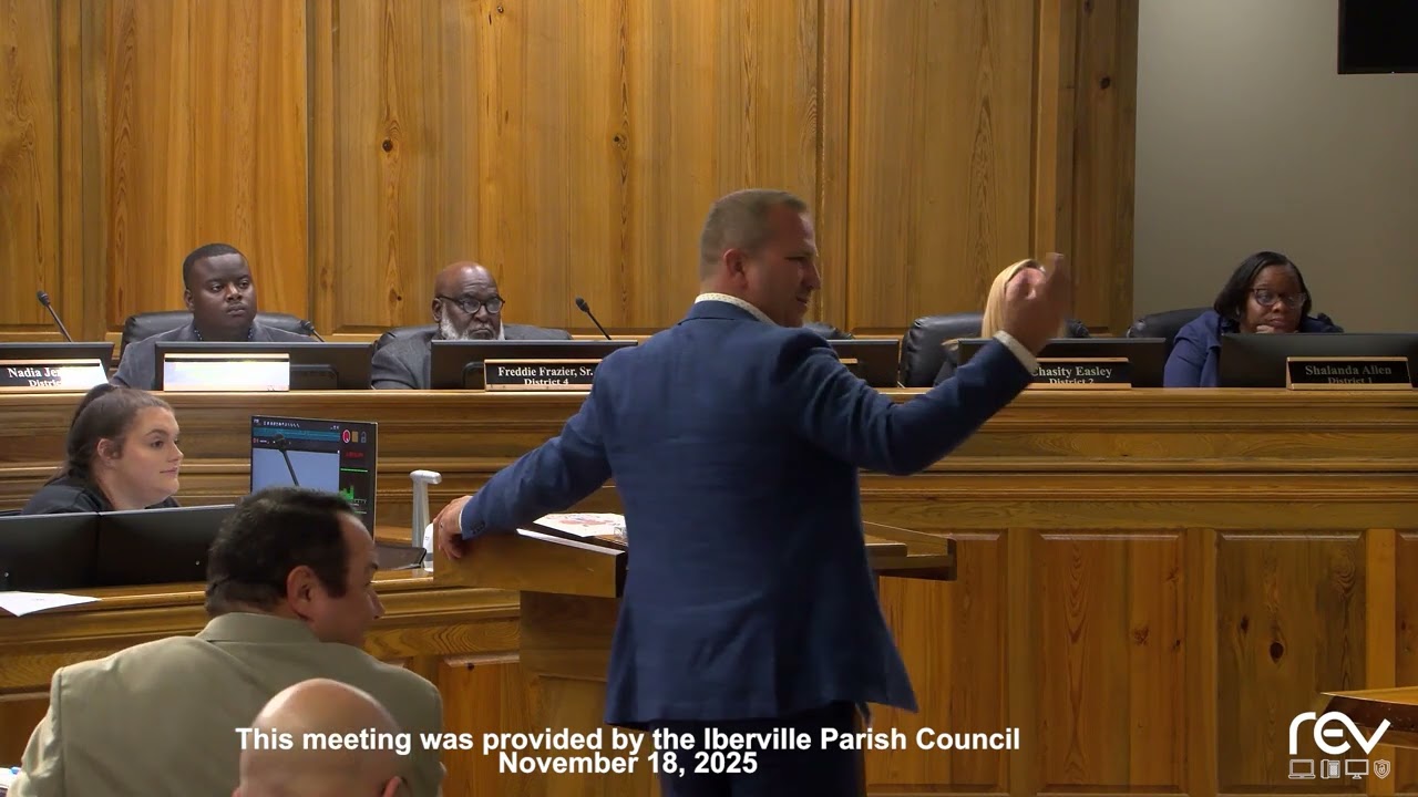 Iberville Parish Council Meeting (11-18-25)