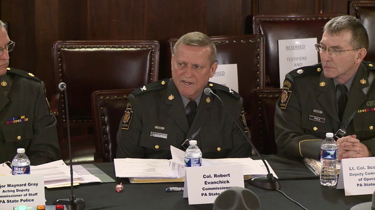 2020-21 Budget Hearings: Struzzi Questions Pa. State Police