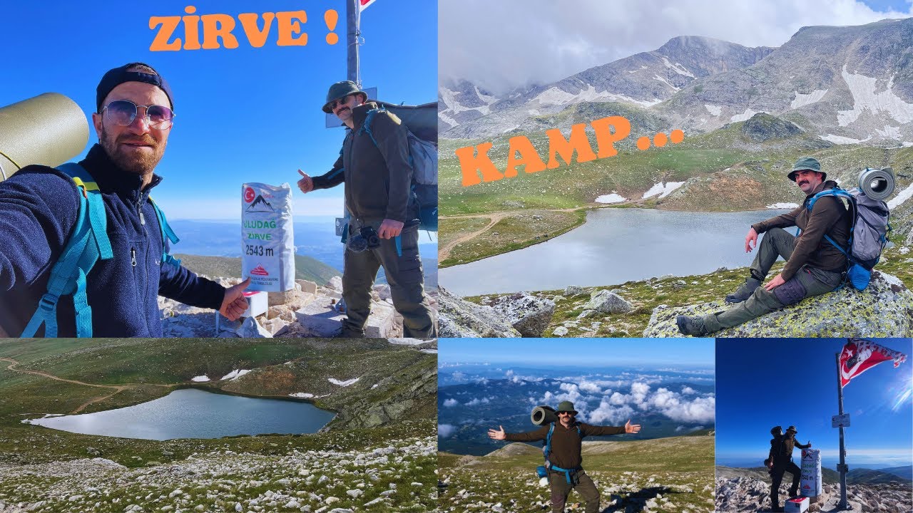 ULUDAĞ ZİRVE'ye ÇIKTIK ! 2543m / AYI'nın SALDIRDIĞI ADAM,MACERA DOLU VİDEO  GÖLLER'de KAMP YAPTIK !