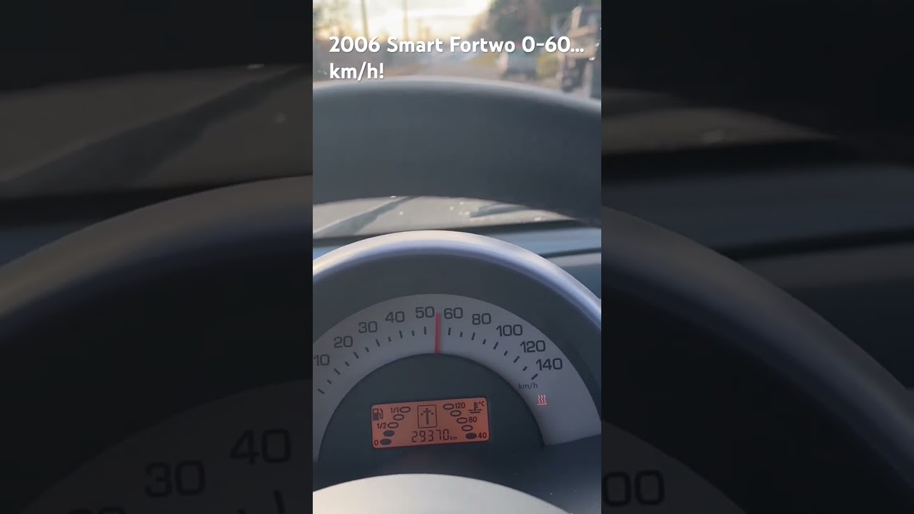 How slow is a 2006 Smart Car? #acceleration #cars #car