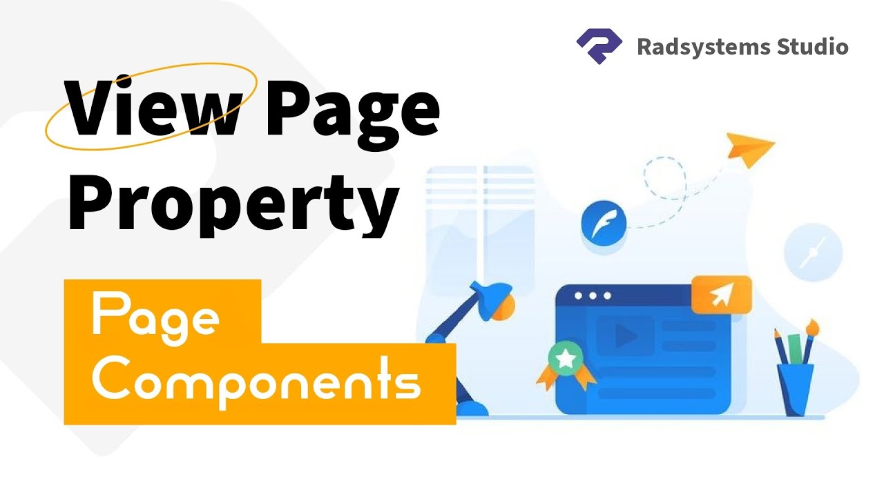 Configuring Page Components in View Page Property | Low Code | RadSystems Studio