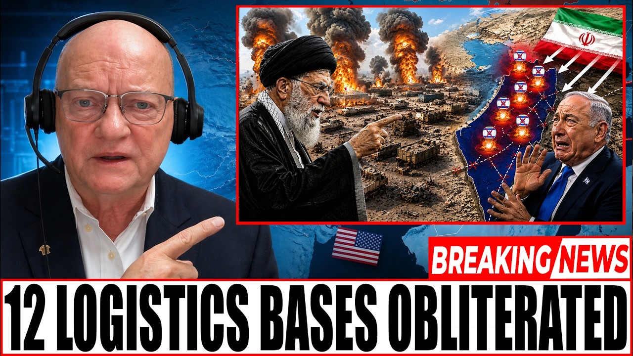 Iran OBLITERATES 12 Logistics Bases, IDF's 30-Day Reserve GONE, War Machine STARVES