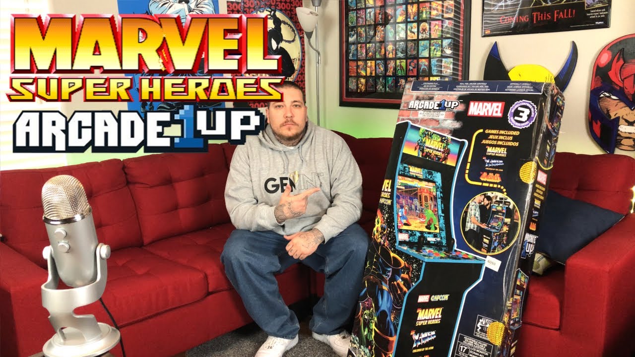 MARVEL SUPER HEROES ARCADE1UP Review + ROOM TOUR