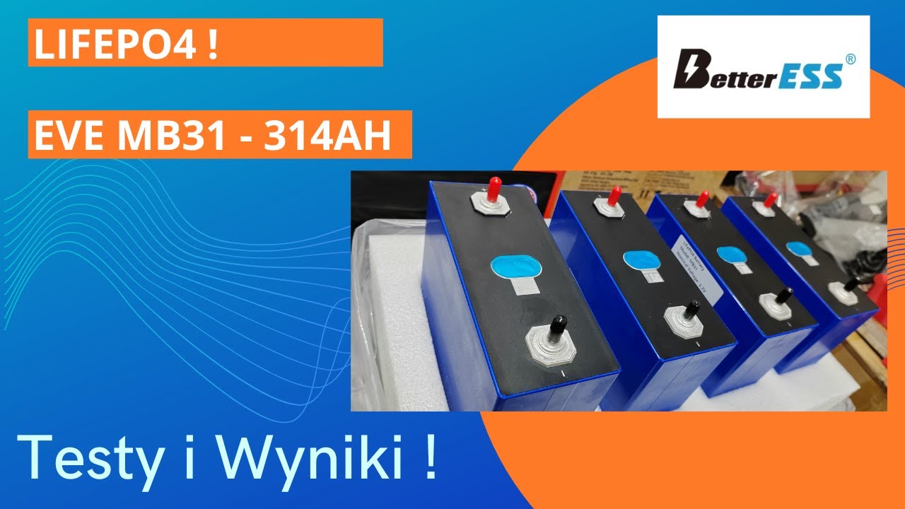 Ogniwa LiFePo4 EVE MB31 314Ah  BetterESS #lfp #lifepo4