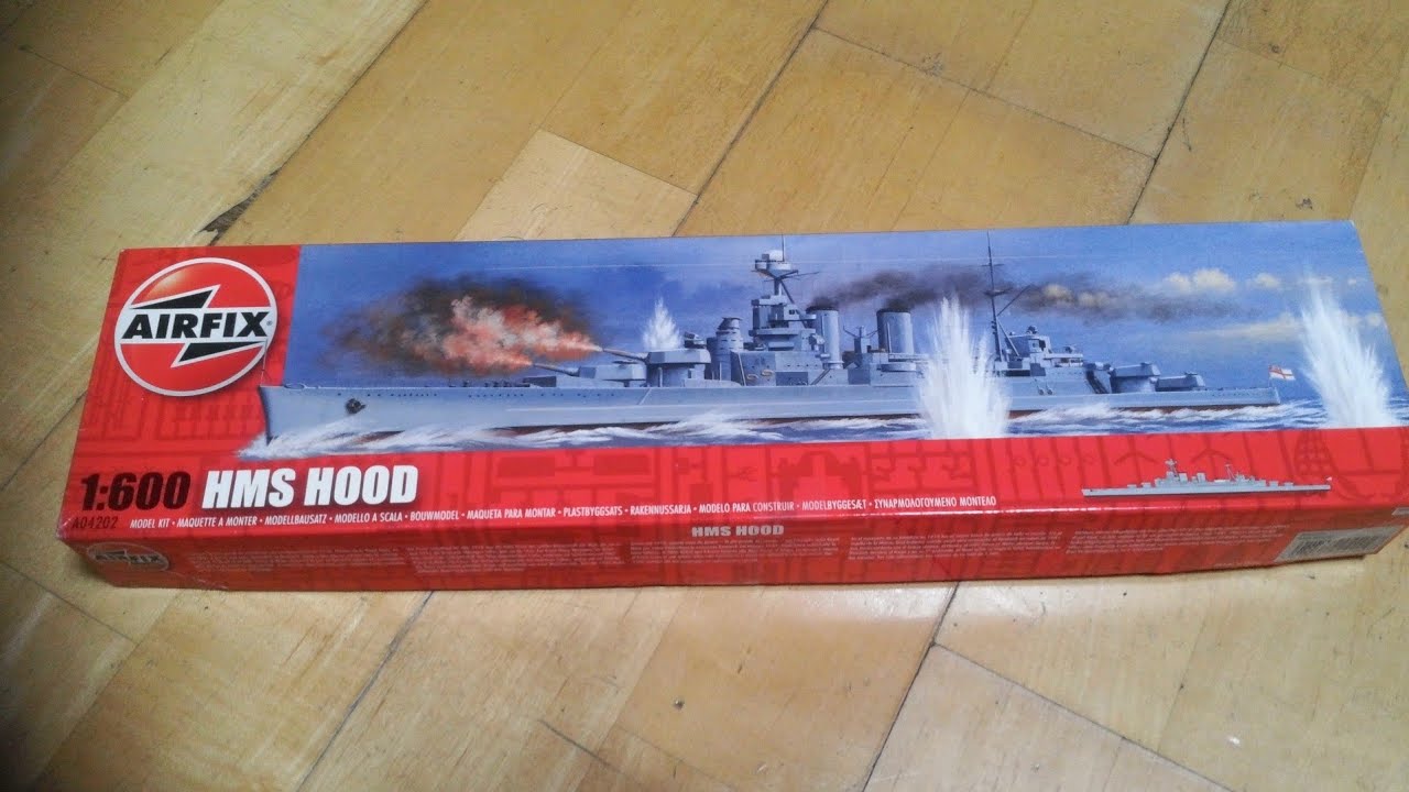 Airfix HMS Hood Battlecruiser 1/600