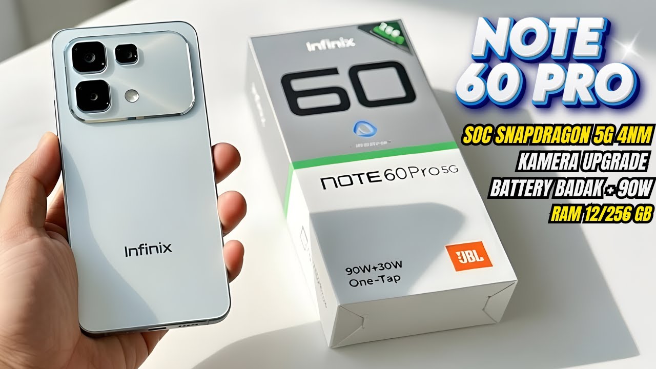 IDOLA BARU‼️INFINIX NOTE 60 PRO 5G RESMI, INI HP BARU INFINIX PALING MENGGODA