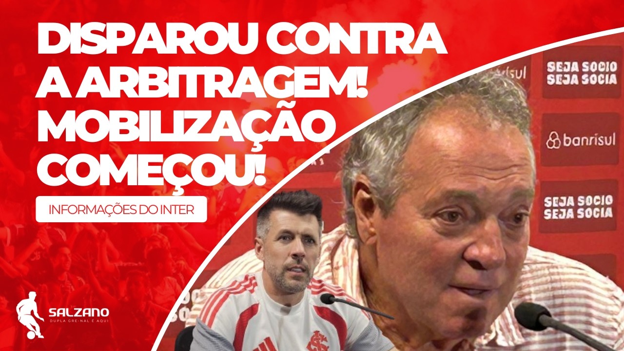 INTER: PEZZOLANO DISPARA CONTRA DARONCO E BINS! | ABEL BRAGA CHAMA O TORCEDOR! | DURO GOLPE...