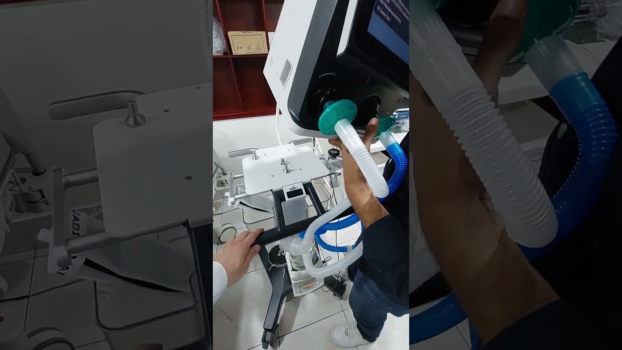 مراجعة جهاز التنفس الصناعي كومن  ICU ventilator review ) comen)