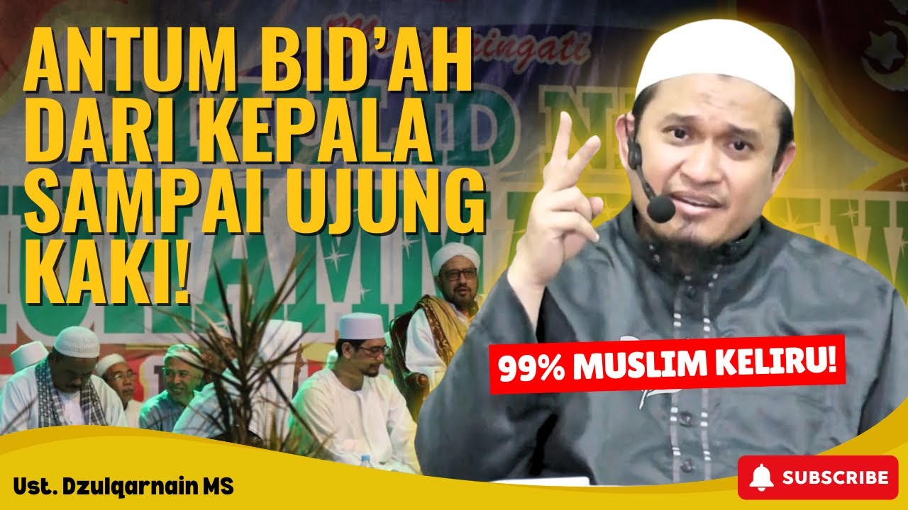 99% MUSLIM KELIRU! Fakta MENGEJUTKAN Kaidah Bidah yang Dibongkar Ust. Dzulqarnain MS (WAJIB TONTON!)