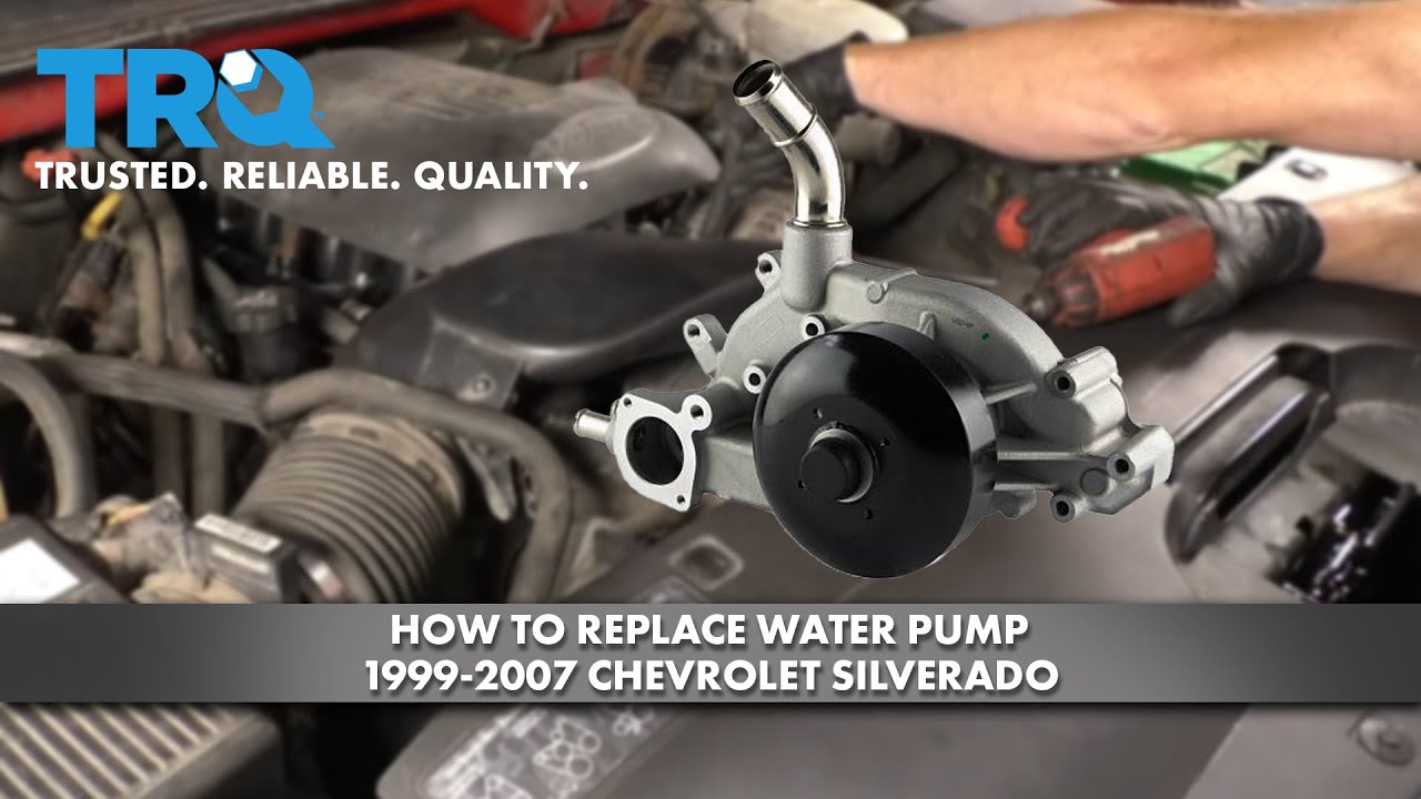 Как заменить водяной насос на Chevrolet Silverado 1999-06 годов