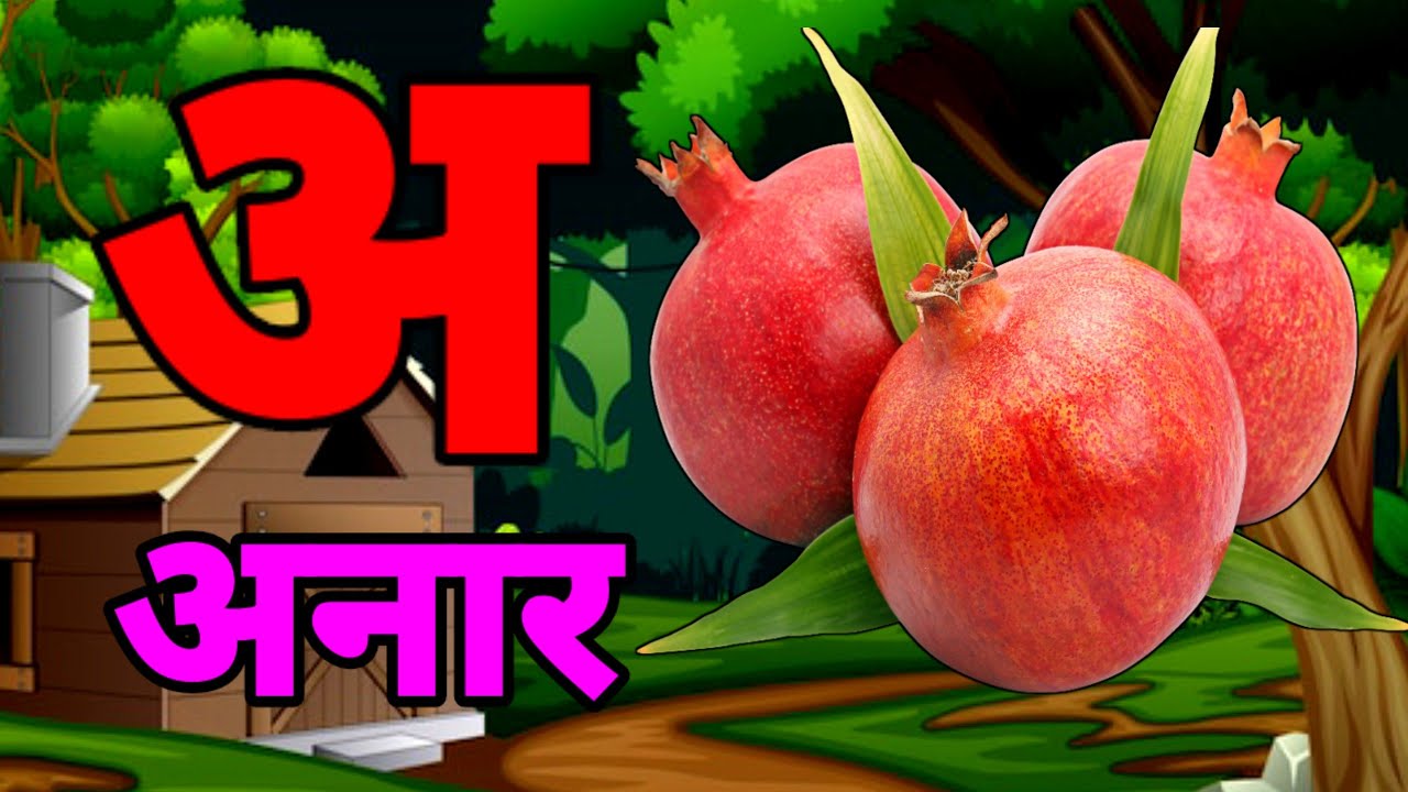 A Se Anar,अ से अनार ,आ सेआम,हिंन्दी वर्णमाला,अआइई ,क से कबूतर ,Aa Se Aam,हिन्दी स्वरमाला