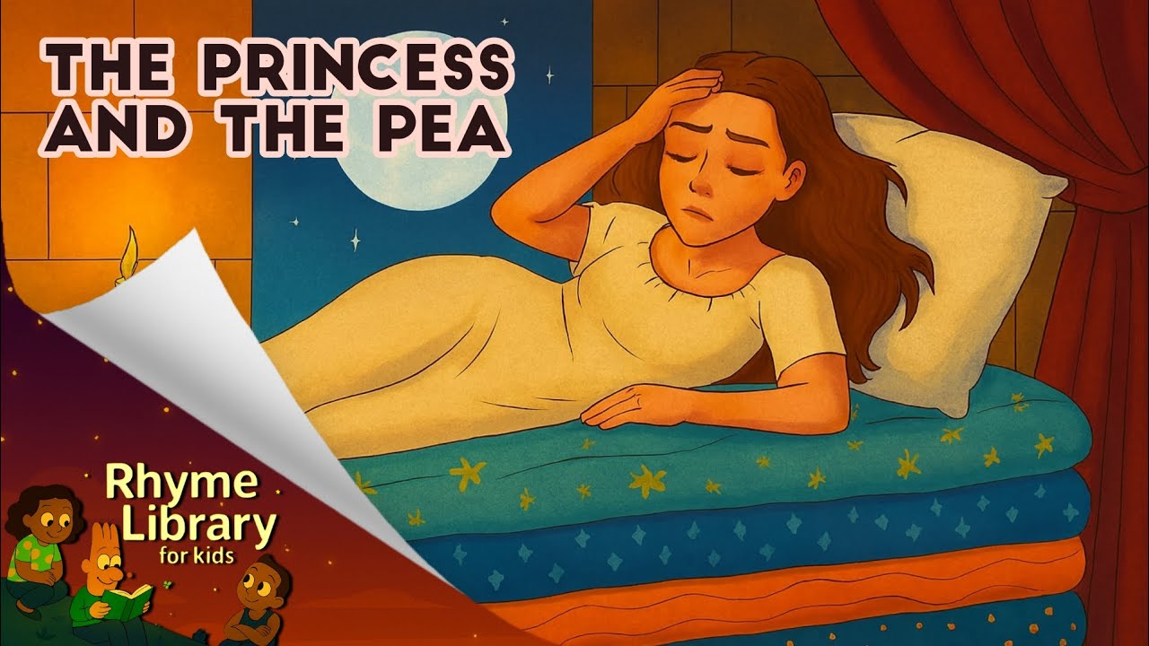 STORY: THE PRINCESS AND THE PEA | Rhyme Library for kids