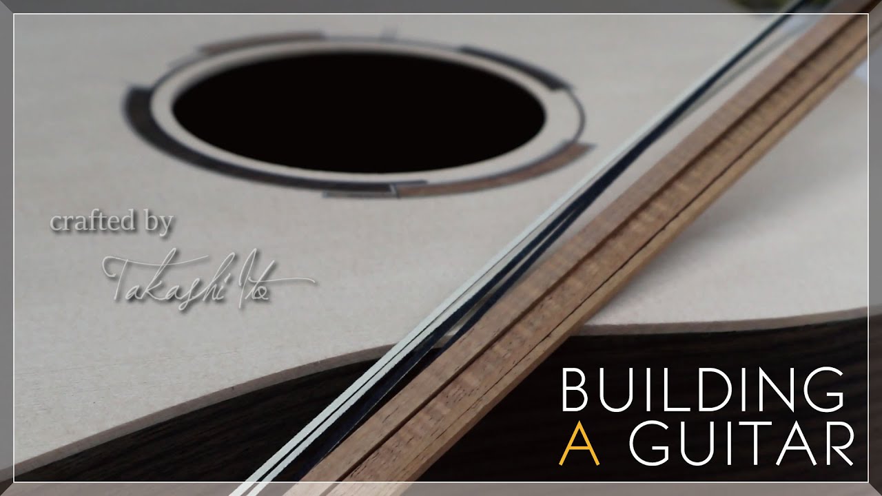 【BUILDING A GUITAR】製作動画「バインディング」編