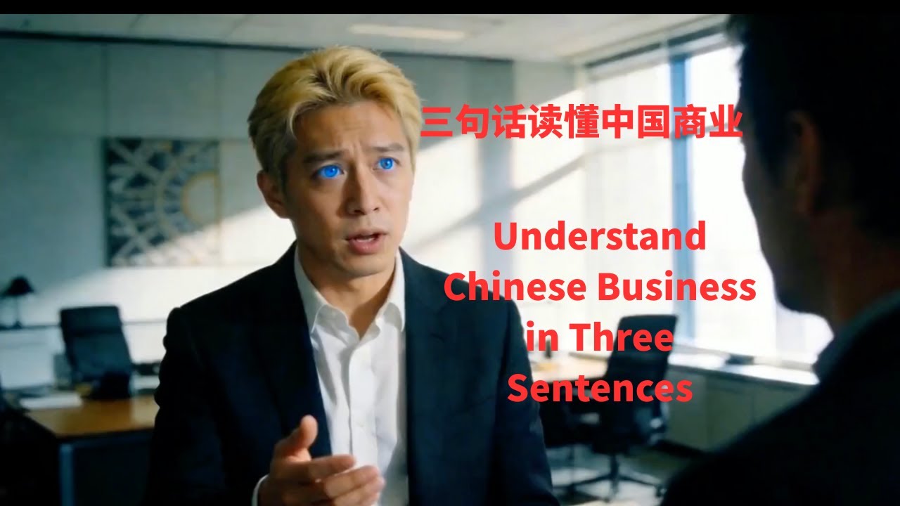 Understand Chinese Business in Three Sentences/原来中国商业的核心是这三句话 