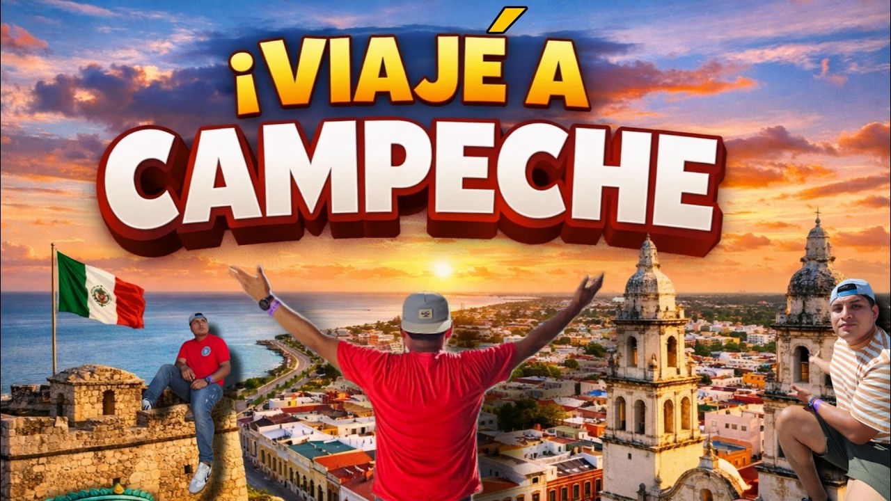 VIAJÉ ✈️ HASTA CAMPECHE ⛪EN EL 🚄 TREN MAYA