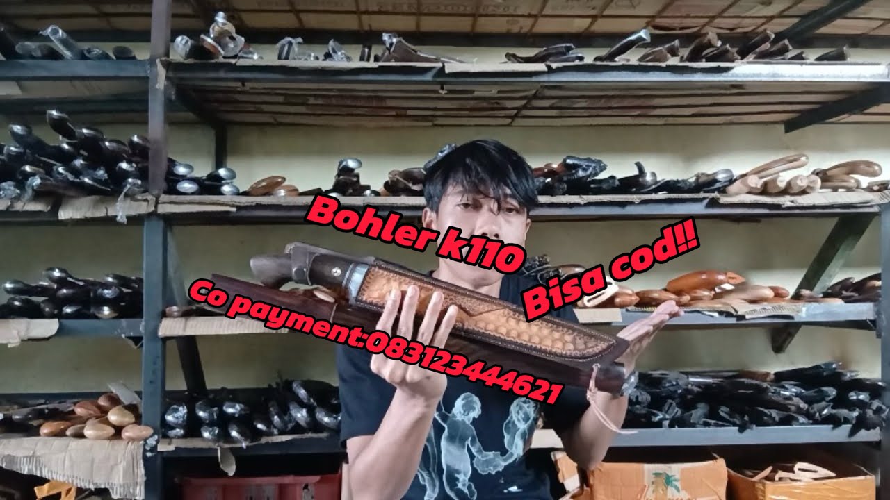 REVIEW GOLOK SEMBLIH BOHLER K110🔥#golokmurah #golokpremium #goloksembelihsupertajam #golokdaging