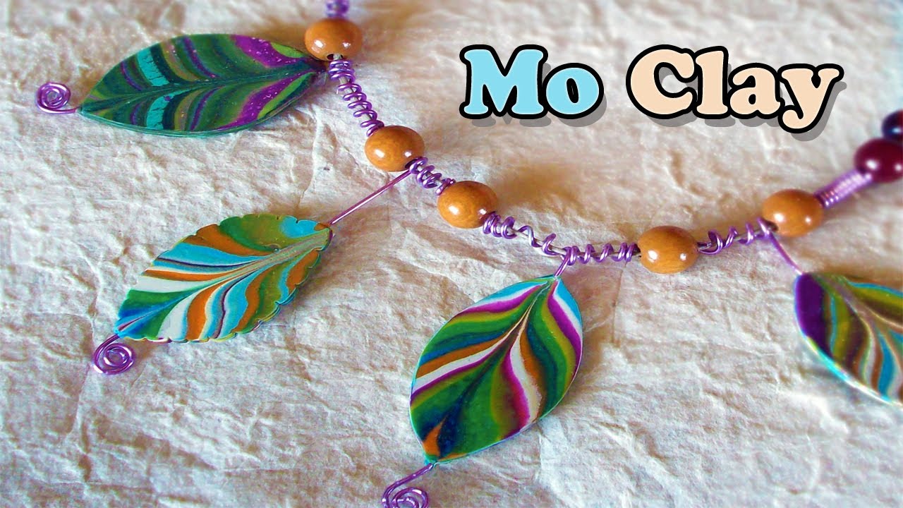 DIY - Leaves, Easy polymer clay tutorial- Foglie Paste Sintetiche - Hojas en arcillas polimericas