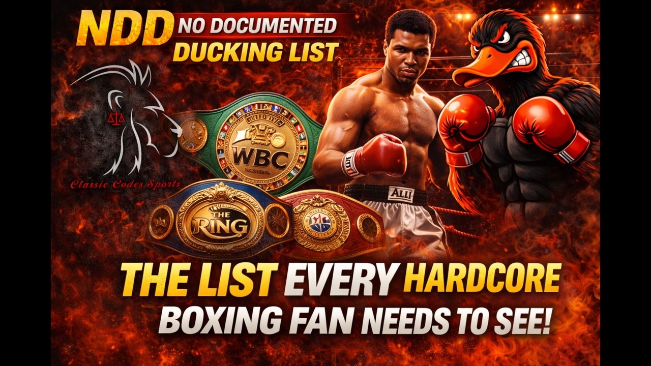 Boxing Has A Ducking Problem… So I Made A List | Classic Codes Sports