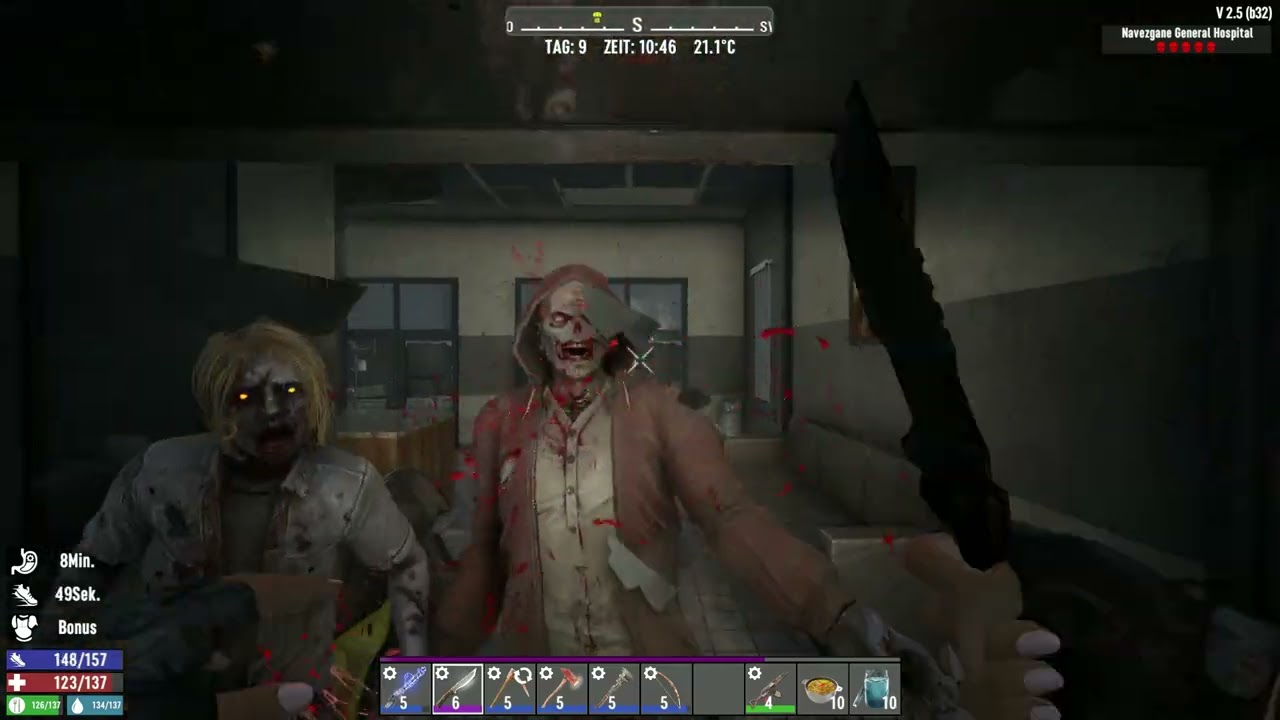 7 Days to Die 2026 F07 ist nicht so gelaufen das Krankehaus
