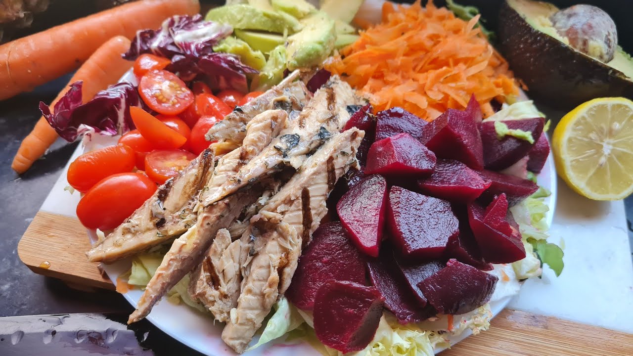 Recette de salade composée | comment faire une salade composée 🔥✅