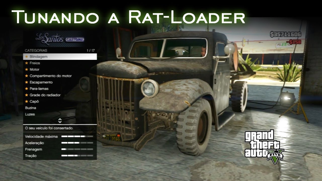 Tunando a Rat-Loader | GTA V [PT-BR]