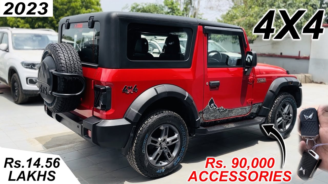2023 THAR 4X4 | RED BEAST | LOADED WITH ACCESSORIES WORTH 90,000 | THAR NEW MODEL REVIEW | THAR 2023