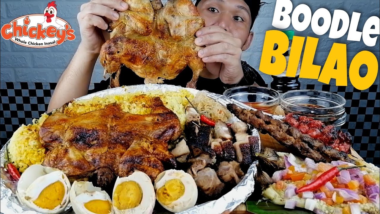 BOODLE BILAO MUKBANG | CHICKEY'S WHOLE CHICKEN INASAL, LIEMPO INASAL, ATBP | MUKBANG PHILIPPINES