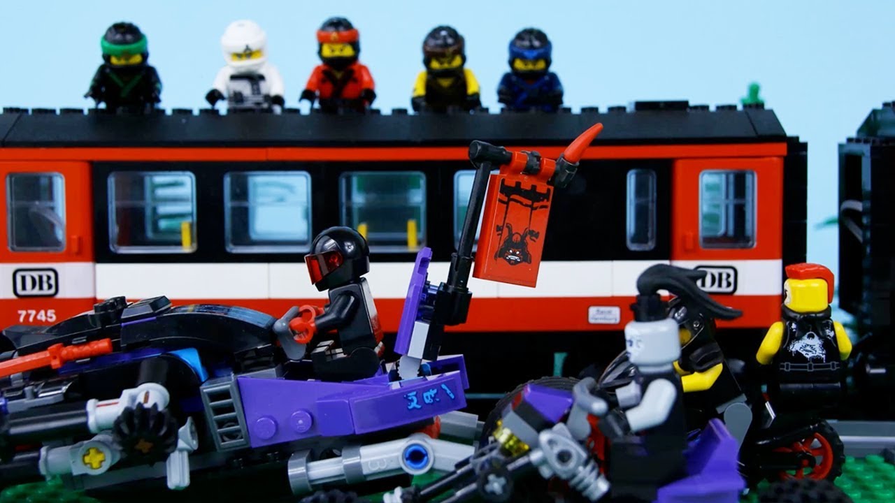 LEGO Ninjago | STOP MOTION | Ninja Train Robbery | LEGO Ninjago Sons of Garmadon | By Billy Bricks