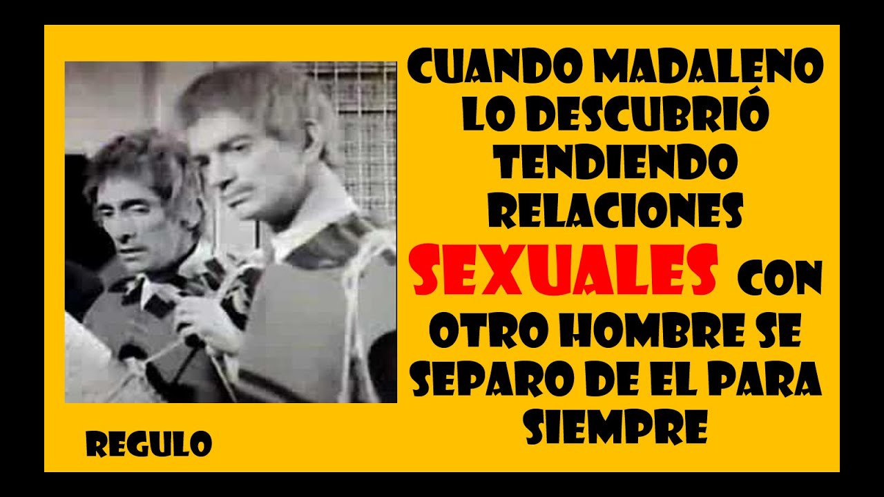 Cuando Madaleno lo descubrió tendiendo relaciones sexuales  con otro hombre se separo de el