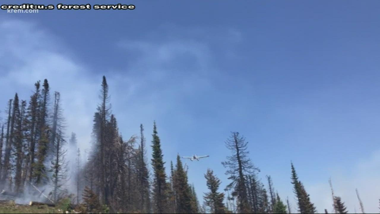 Multiple wildfires burning in eastern Washington, North Idaho causing heavy smoke