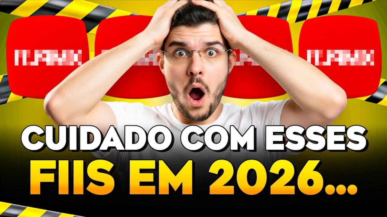 N&Atilde;O INVISTA 1 CENTAVO NESSES FIIS EM 2026! [AO VIVO] [19h30]