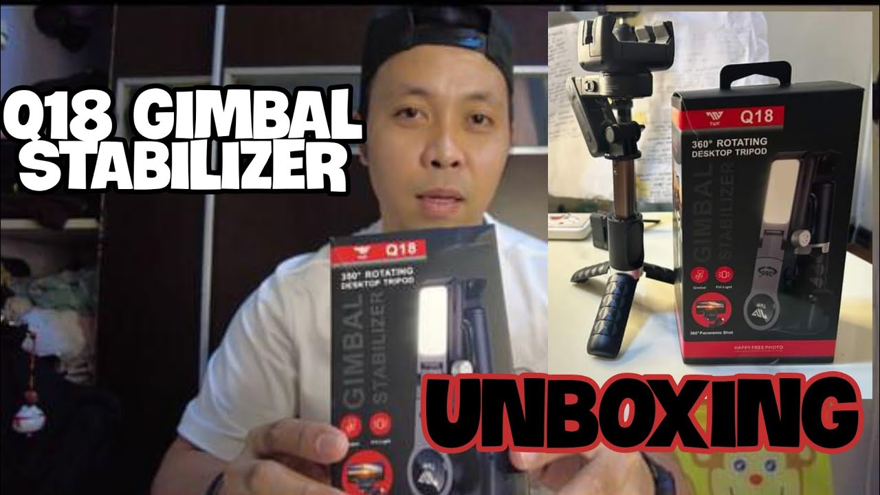 Q18 GIMABAL STABILIZER Unboxing and Functions Feature @YouTube