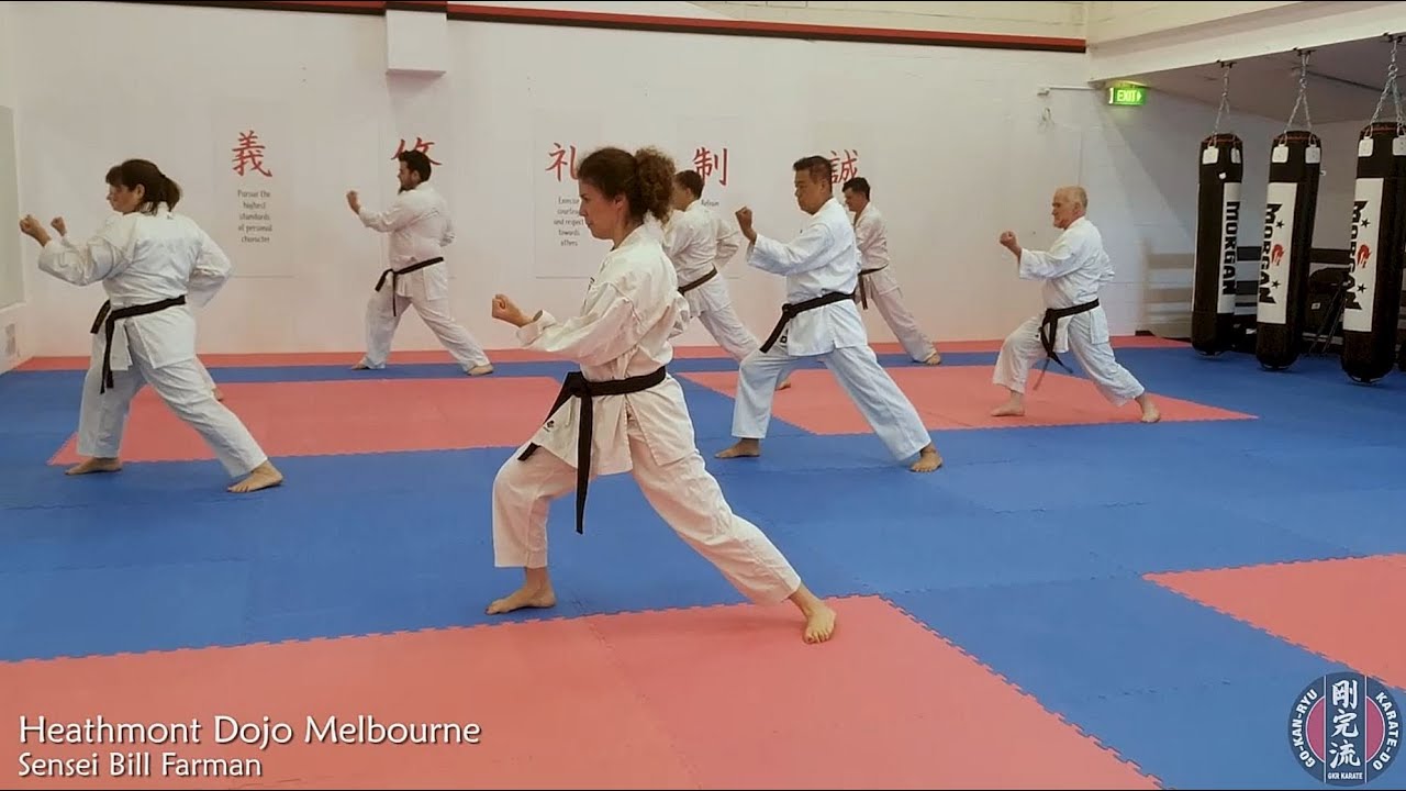GKR Heathmont Dojo - Bassai  Dai: instructor-Sensei Bill Farman