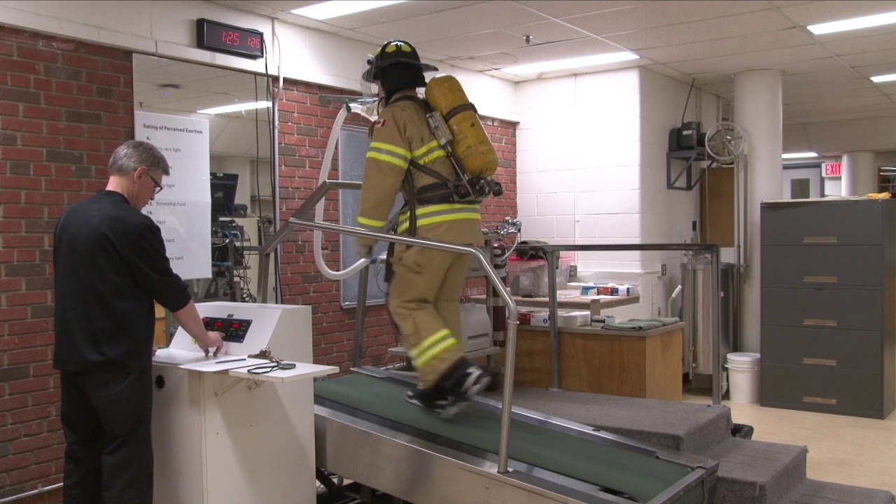 Treadmill Test_Firefighter Testing University of Alberta