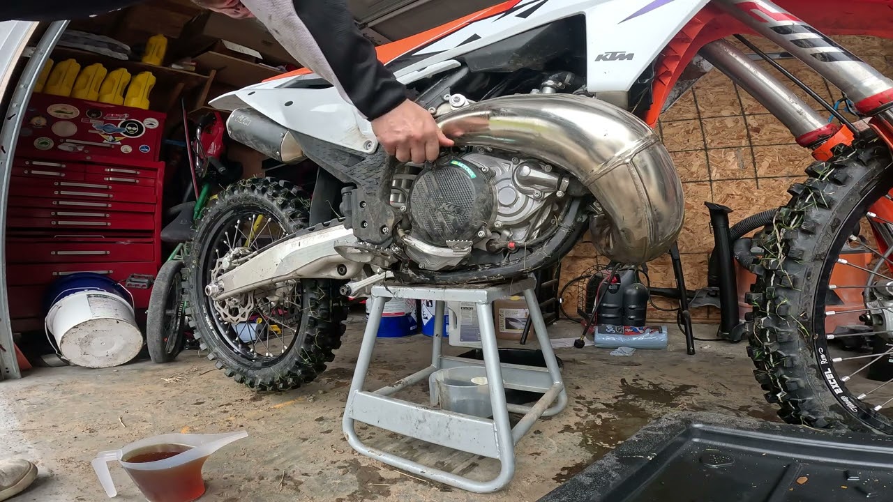 2023 KTM 300SX First Oil Change + Trail Ride
